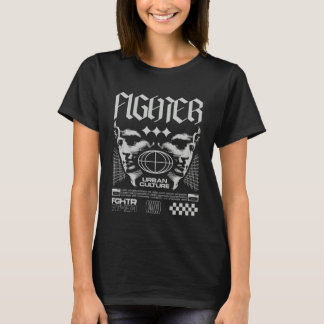 T-shirt Combattant - Affirmation de streetwear urbain
