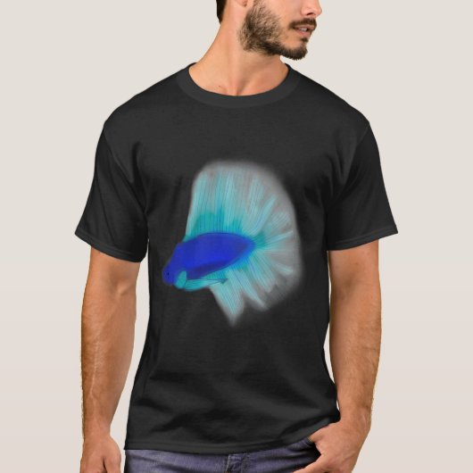 T-shirt Combattant Bleu (Devant)