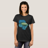 T-shirt Combattant bleu vert (Devant entier)