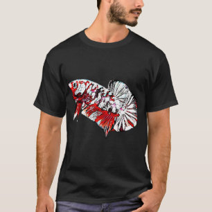 T-shirt Combattant cuivre Red Koi