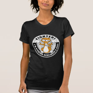 T-shirt Combattant de chat de scoliose