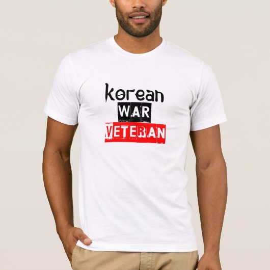 T-shirt combattant de Guerre de Corée (Devant)
