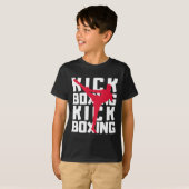 T-shirt Combattant de kickboxing (Devant entier)