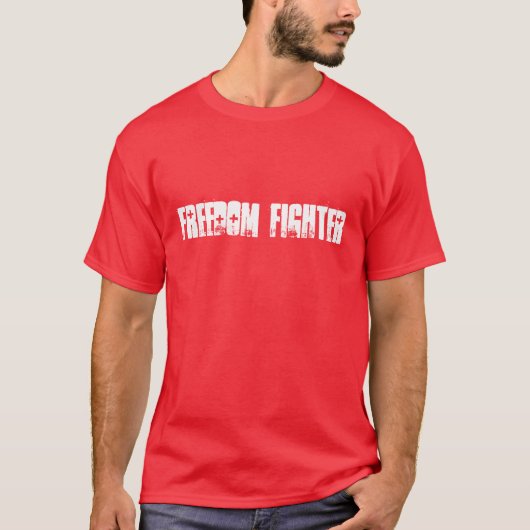 T-SHIRT COMBATTANT DE LIBERTÉ (Devant)