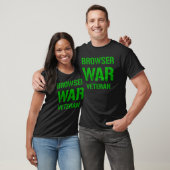 T-shirt COMBATTANT de NAVIGATEUR - vert sur la pièce en t (Unisexe)