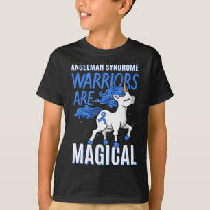 T-shirt Combattant du syndrome d'Angelman Licorne de mario