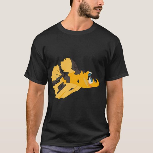 T-shirt Combattant jaune (Devant)