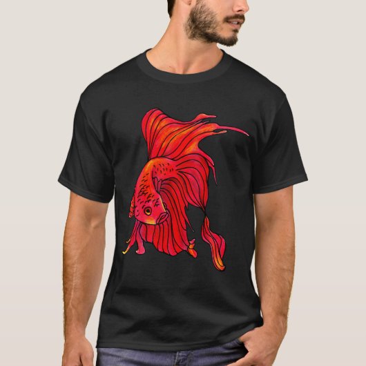 T-shirt Combattant orange (Devant)