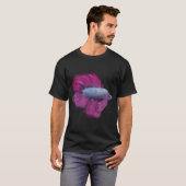 T-shirt Combattant rose bleu (Devant entier)