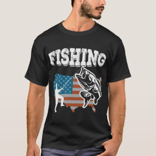 T-shirt Combattant siamois à motif koi, orange blanc
