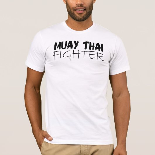 T-shirt Combattant thaïlandais de Muay (Devant)