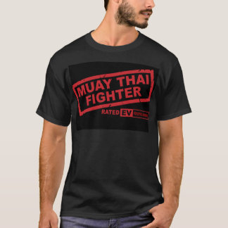 T-shirt Combattant thaïlandais de Muay (foncé)