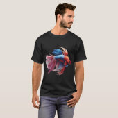 T-shirt combattant thaïlandais, poisson thaï (Devant entier)