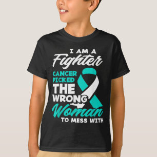 T-shirt Combattante du cancer a trompé une mauvaise femme
