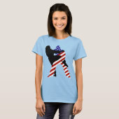 T-shirt Combattants de judo américains (Devant entier)