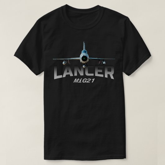 T-shirt Combattants Lancer MiG21 (Design devant)