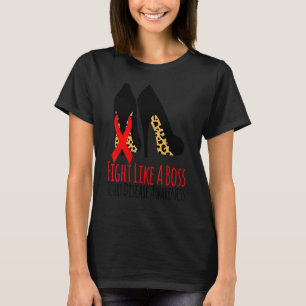T-shirt Combattez comme un patron Cœur Maladie Cardiaque S