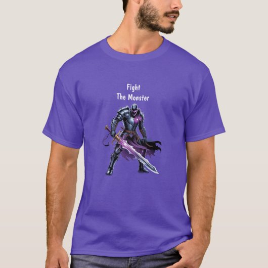 T-shirt Combattez le monstre (Devant)