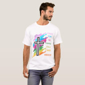 T-shirt Combattez pour les choses qui vous intéressent à M (Devant entier)