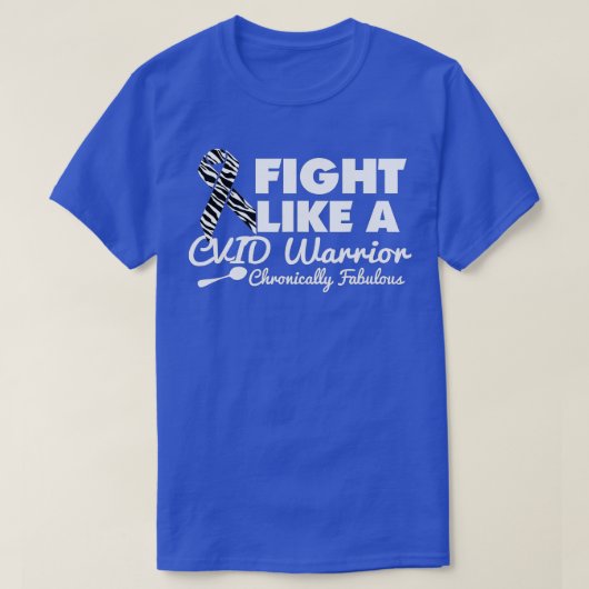 T-shirt Combattre Comme Un Guerrier CVID (Design devant)
