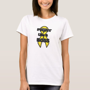 T-shirt Combattre comme un patron contre le cancer