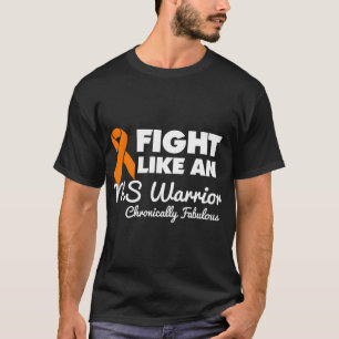 T-shirt Combattre Comme Une Ms Warrior Sensibilisation Mul