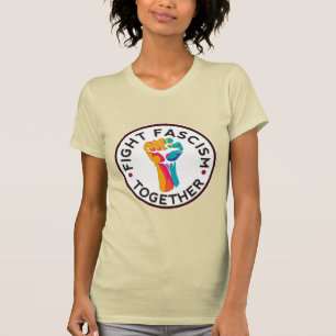 T-shirt Combattre ensemble le fascisme