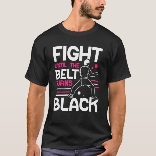T-shirt Combattre Jusqu'À Ce Que La Ceinture Tourne Mixed  (Devant)