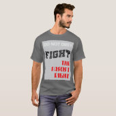 T-shirt Combattre la droite fasciste (Devant entier)