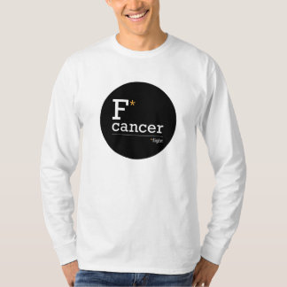 T-shirt combattre la manchette longue de cancer