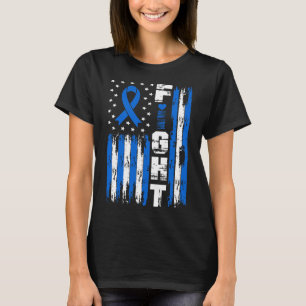 T-shirt Combattre la sensibilisation à l'ataxie Drapeau am