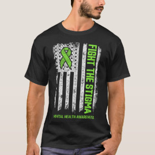 T-shirt Combattre La Stigmatisation Américaine Drapeau San