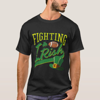 T-shirt Combattre le football irlandais Vintage pour les e