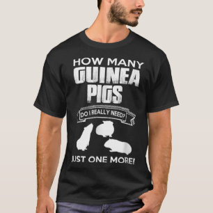 T-shirt Combien De Guinéens Ai-Je Vraiment Besoin D'Un Seu