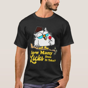 T-shirt Combien De Licences Prend-Il Chouette Mignonne Hom