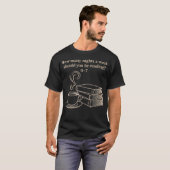T-shirt Combien de nuits par semaine devriez-vous lire 6-7 (Devant entier)