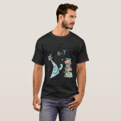 T-shirt Combien de nuits par semaine devriez-vous lire 6 7 (Devant entier)