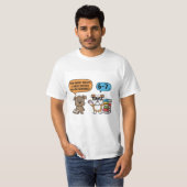 T-shirt Combien de nuits par semaine devriez-vous passer à (Devant entier)