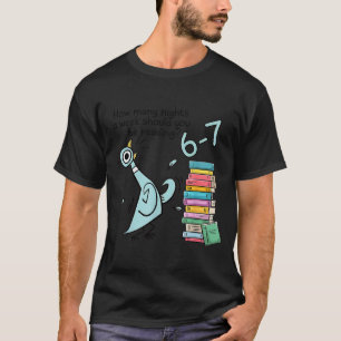 T-shirt Combien de soirées par semaine devriez-vous lire 6