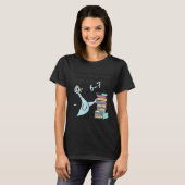 T-shirt Combien de soirs par semaine devriez-vous lire 6-7 (Devant entier)