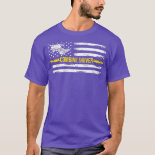 T-shirt Combine le conducteur de moissonneuse I American F