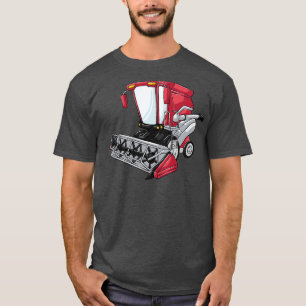T-shirt Combiner Harvester Farmer Tractor Farm Farming