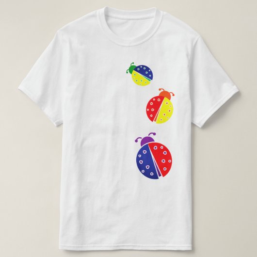 T-shirt combos couleur ladybug (Design devant)