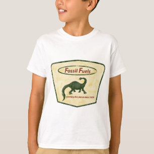 T-shirt Combustibles fossiles : Chauffant la planète