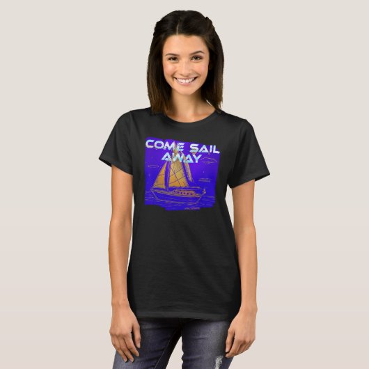 T-SHIRT COME SAIL AWAY (Devant entier)