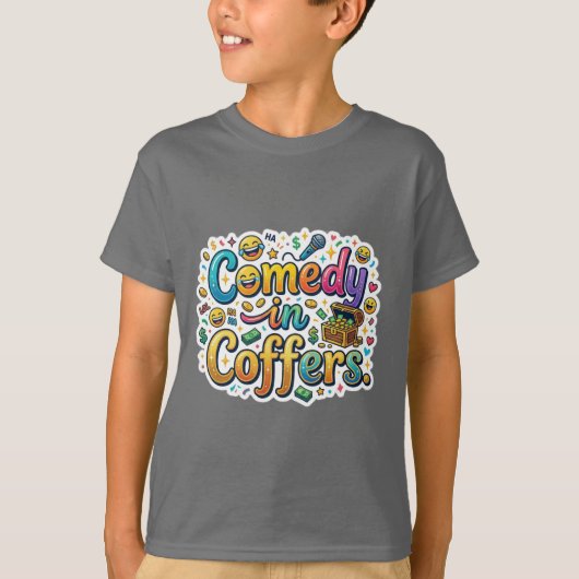T-shirt Comédie dans les coffres (Devant)