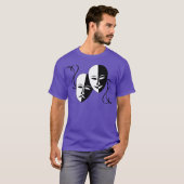 T-shirt Comédie et tragédie de FMS (Devant entier)