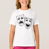 Comédie Et Tragédie Théâtre Masque La Ligne Noire
