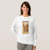 T-shirt Comédie perdue de traînée - pêche de femme (Devant entier)