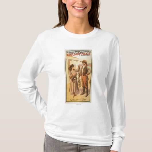 T-shirt Comédie perdue de traînée - pêche de femme (Devant)